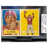 1953 Topps Y.A. Tittle Card #30