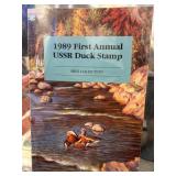 1989 First Annual USSR Duck Stamp Mini Collection