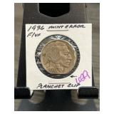 1936 Buffalo Nickel Mint Error