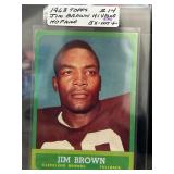 1963 Topps #14 Jim Brown Football Card