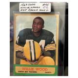 1963 Topps Willie Wood #95 Football Rookie Card
