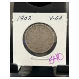 1902 Liberty Head Nickel in Protective Holder