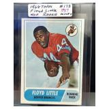 1968 Topps Floyd Little Rookie Card #173