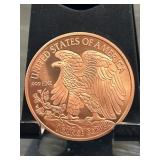 .999 Fine Copper 1 Ounce Coin