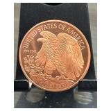 1-Ounce .999 Fine Copper Round