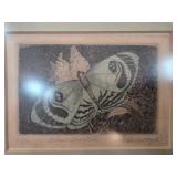 Linda Lloyd 2nd State Butterfly Etching