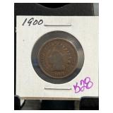1900 Indian Head Cent in Holder