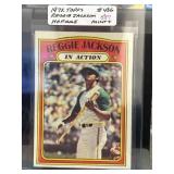 1972 Topps Reggie Jackson In Action Card #436