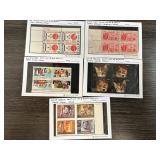 US and Global Stamp Blocks
