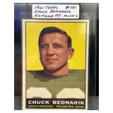 1961 Topps Chuck Bednarik #101 Football Card