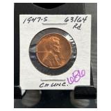 1947-S Lincoln Wheat Penny in Uncirculated Conditi