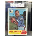 1968 Topps Fran Tarkenton Football Card #161