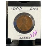 1915-D Lincoln Wheat Cent in Holder