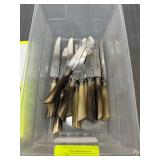 12 Knives with Horn Handles, Paris Mark