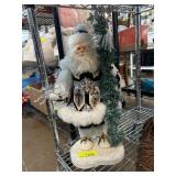 Santa Claus Figurine in Decorative Outfit
