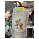Holiday-Themed Decorative Fabric Bag