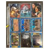 Star Wars Trading Card Collection in Sleeves