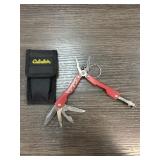 Cabelas Red Multi-Tool with LED Light