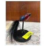 Colorful Bird Sculpture by Blake Ruggle