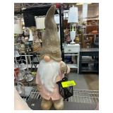 Glittered Gnome Figure with Lantern