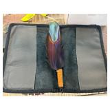 Leather Cases with Metal Feather and Document Inse