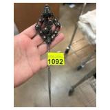 Decorative Metal Hairpin with Ornamental Details