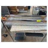Polished Metal Door Handle Set With Mounting Kit