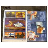 2000 Olympics Stamp Collection from Palau and Fran