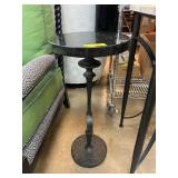 Global Views Black Metal and Stone Table