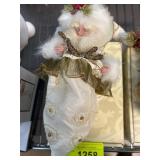 Mark Roberts Decorative Fabric Santa Ornament