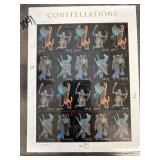 USPS Constellations Stamp Sheet, 2004