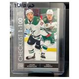 2021-22 Upper Deck Series 1 Hockey Checklist Card