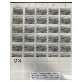 Austria 1965 Commemorative Stamp Sheet