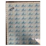 Sheet of National Guard Commemorative Stamps