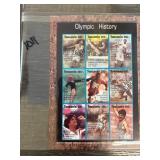 Tanzanian Olympic History Stamp Sheet