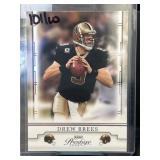 2008 Playoff Prestige Drew Brees Trading Card