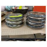Glass and Silverplate Coasters