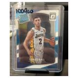 2017-18 Panini Donruss Optic Lonzo Ball Rookie Car
