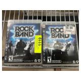 Rock Band PlayStation 3 Game Discs and Cases