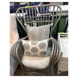 Woven High-Back Rattan Chair