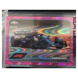 Topps Chrome F1 Logan Sargeant Card 1/75