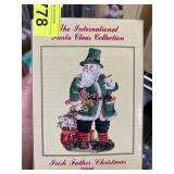 Irish Father Christmas Figurine in Box
