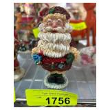 Santa Claus Figurine with Felt Base