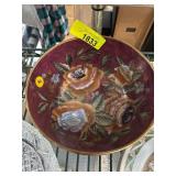 Decorative Ceramic Bowl with Floral Design