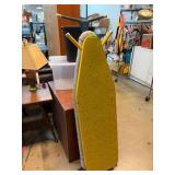 Yellow Metal Folding Ironing Board