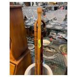 Three Decorative Wooden Canes