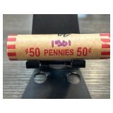 Roll of Mixed Wheat Cents
