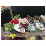 Holiday-Themed Decorative Signs and Ornaments