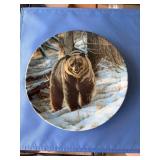 The Grizzly Bear Collectible Plate by Paul Krapf