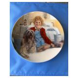 Edwin Knowles "Annie and Sandy" Plate